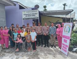 Jumat Berkah Polres Pakpak Bharat dan Bhayangkari Kunjungi Panti Asuhan Yayasan Pelita Pancasila.