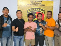 Pelaku Pengguna Sabu Ditangkap Polisi di Desa Panyabungan 