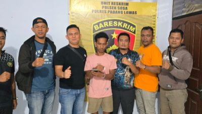 Pelaku Pengguna Sabu Ditangkap Polisi di Desa Panyabungan 