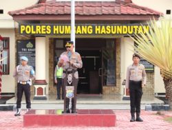 Polres Humbahas Gelar Apel Pasukan Operasi Zebra Toba 2025