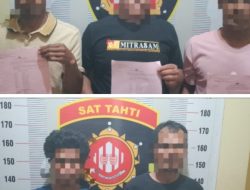 Satreskrim Polres Toba Amankan 5 Pelaku Tindak Kekerasan di Desa Sinar Sabungan