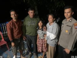 Respons Cepat Polri, Anak Perempuan yang Tersesat di Sibolga Kembali ke Pelukan Orang Tuanya