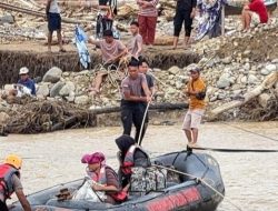 Perahu Karet Darurat Jadi Penyelamat, Polda Sumut Evakuasi Warga Sakit & Urgent Terdampak Bencana di Garoga