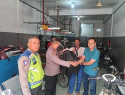 Polres Pelabuhan Belawan Berikan Service Motor Gratis bagi Warga Terdampak Banjir