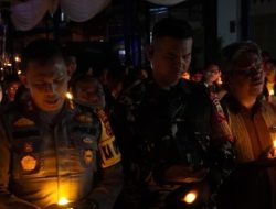 Dandim 0210/TU Hadiri Aksi Simbolik Seribu Lilin Untuk Mendoakan Kebangkitan Tapanuli Utara Pasca Bencana
