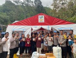 Polres Sibolga Salurkan Bantuan Sosial bagi Korban Banjir dan Tanah Longsor