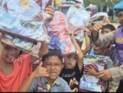 Tas dan Tawa Baru untuk Anak-anak Sibolga, Polda Sumut Pulihkan Trauma Pascabencana