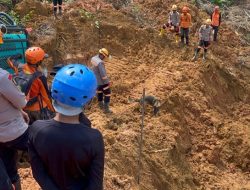 Polsatwa K-9 Ditsamapta Polda Sumut Terus Berupaya Maksimalkan Pencarian Korban Longsor di Tapanuli Selatan