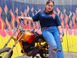 HEBOH! Sosok Uci, Gadis Cantik Asal Simalungun Jadi Joki Tong Setan di Sidikalang, Tak Gentar Tunggangi RX-King