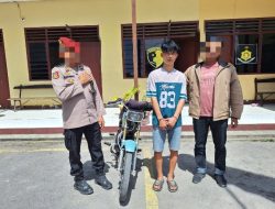 Polsek Balige Berhasil Ungkap Kasus Curanmor di Parkiran Hotel Dizon, Pelakunya Remaja