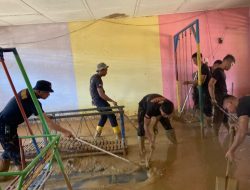 Dari Sekolah hingga Posko Pengungsi, Polda Sumut Hadir Menguatkan Warga Tapteng Pasca Bencana