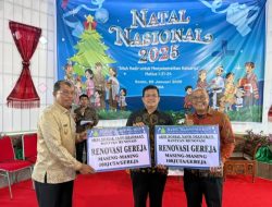 Natal Nasional Digelar di Toba, Panitia Serahkan 4 Jenis Bantuan Sosial