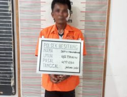 Polsek Besitang Amankan Pelaku Pencurian Sepeda Motor di Desa Halaban