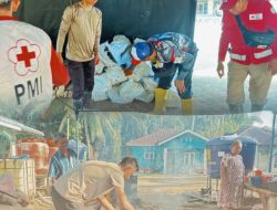 Sinergi Kemanusiaan Brimob dan PMI, Dapur Lapangan Beroperasi dan Masjid Diperbaiki di Aek Ngadol