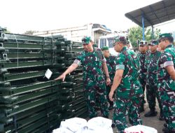 Pangdam I/BB Tinjau Proses Pemindahan 8 Unit Jembatan Modular Type 3-1 di Titi Papan Medan