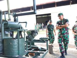 Pangdam I/BB Tinjau Pembuatan Alat Incinerator di Workshop Bengrah Paldam I/BB