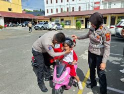 Belajar Tertib Berlalu Lintas, 180 Anak TK Antusias Ikuti Edukasi Sat Lantas Polres Pematangsiantar