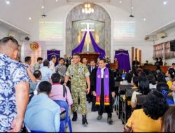 Danrem 031/WB Berharap Jemaat GBKP Sektor Pekanbaru Turut Aktif Menjaga Situasi Wilayah Tetap Kondusif serta Ikut Mensukseskan Pembangunan di Pekanbaru