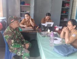 Babinsa Koramil 17/Balige Tingkatkan Kerjasama Yang Baik dengan Perangkat Desa 