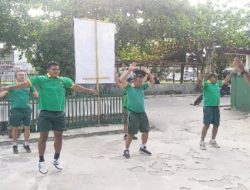 Koramil 17/Balige Gelar Olahraga Jaga Kebugaran Tubuh Agar Tetap Sehat