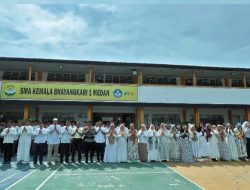 Dari Tadarus hingga Muhasabah, Brimob Dampingi Pembinaan Spiritual Siswa SMA Kemala Bhayangkari 1 Medan