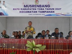 Wabup Toba Tekankan Kreativitas Gali Potensi Daerah saat Musrenbang Kecamatan