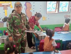 Babinsa Aktif Monitoring Penyaluran MBG di Sekolah di Wilayah Binaan 