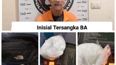 Satresnarkoba Polres Batu Bara Amankan Pengedar Sabu di Talawi, Sita Barang Bukti 302 Gram
