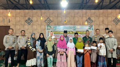 Polres Samosir Gelar Buka Puasa Bersama dan Santuni Anak Yatim