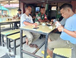 Melalui Media Komsos, Babinsa Ajak Warga Jaga Ketertiban Lingkungan Yang Kondusif