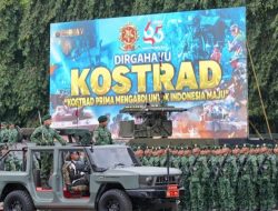 Pimpin Upacara HUT ke-65 Kostrad, Panglima TNI Tegaskan Peran Strategis Kostrad Jaga NKRI