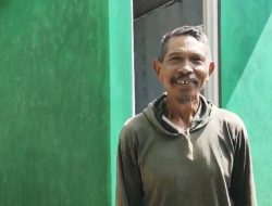 ‎Senyum Bahagia Bapak Tamin, Kini Miliki Jamban Bersih Berkat Program TMMD Kodim 0728/Wonogiri