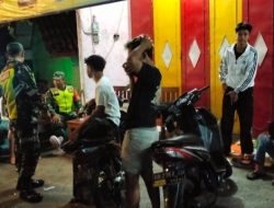 Patroli Malam Koramil Andong Sasar Nongkrong Remaja di Pasar Lama Kacangan, Cegah Gangguan Kamtibmas