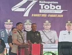 Kapolres Toba Hadiri Pembukaan Lomba di Hari Jadi Kabupaten Toba Ke-27