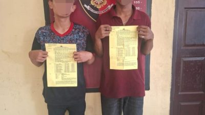 Polsek Tanjung Morawa Berhasil Amankan Dua Pelaku Pencurian Sepeda Motor