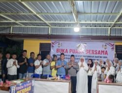 Kapolsek Sosa Bersama Ketua Ranting Bhayangkari Gelar Buka Puasa dan Pemberian Snatunan Kepada Anak Yatim