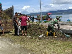Kodim 0210/TU : Mari Kita Menjaga Keindahan dan Pariwisata di Sepanjang Danau Toba 