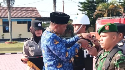 Bupati Toba Bersama Kapolres Toba dan Pabung Kodim 0210/TU Pimpin Apel Gabungan Operasi Ketupat Toba 2026