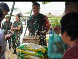 Sambut Idul Fitri 1447 H, Kodim 0210/TU Gelar Bazar Ramadhan TNI Serentak, Hadirkan Sembako Murah Untuk Warga