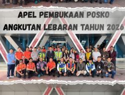 Melayani Sepenuh Hati, Posko Terpadu Angkutan Lebaran 1447 H/2026 Bandara Internasional Raja Sisingamangaraja XII Resmi Dibuka