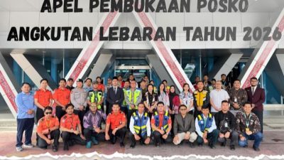 Melayani Sepenuh Hati, Posko Terpadu Angkutan Lebaran 1447 H/2026 Bandara Internasional Raja Sisingamangaraja XII Resmi Dibuka