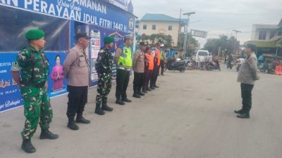Koramil 17/Balige Jaga Pos Pengamanan Pos Terpadu Lebaran Idul Fitri 1447 H/2026