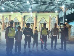 Jaga Ketertiban Ramadhan, Brimob Backup Polres Tebing Tinggi Laksanakan Patroli Asmara Subuh