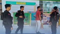 Brimob Polda Sumut Lakukan Pemantauan Keamanan di Terminal Amplas
