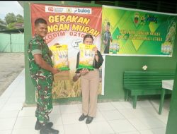Jaga Stabilitas Harga Bahan Pokok, Koramil 17/Balige Kembali Gelar Pangan Murah