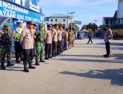 Koramil 17/Balige Bersama Polri dan Instansi Jaga Pos Pengamanan Pos Terpadu Lebaran Idul Fitri 1447 H/2026