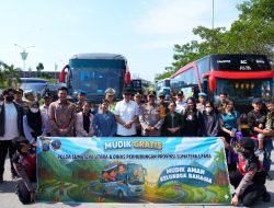 Polda Sumut Berangkatkan 192 Pemudik dalam Program Mudik Gratis Presisi 2026