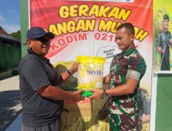 Babinsa Koramil 17/Balige Dukung Ketahan Pangan Lewat Gerakan Pangan Murah