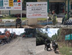 Satgas PKH Kodim 0210/TU Gelar Patroli Plang Penutupan Izin PT TPL Sektor Habinsaran