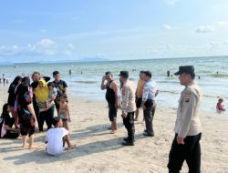 Amankan Libur Lebaran 2026, Polres Tapteng Terjunkan 77 Personel di Berbagai Objek Wisata